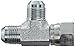 Eaton Weatherhead C5706X8 Carbon Steel SAE 37-Degree (JIC) Flare-Twin Fitting, Swivel, Run Tee, 1/2