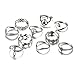 cyntan Statement Ring Set Midi Finger Knuckle Rings for Girls