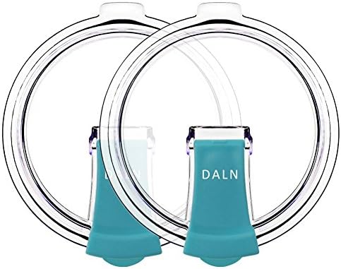 DALN Replacement Spill Proof and Splash Resistant Lids with Slider Closure for YETI Tumblers