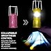 MalloMe Camping Lantern Pink Yellow 2 Pack Lanterns for Power Outages, Camping Lights for Tent Hanging, Camp Light Tent Lamp Emergency Battery Powered LED Lantern (Rechargeable Batteries Not Included)