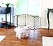 Freestanding Metal Folding Pet Gate, Portable 3 Panels for Dog & Cat Security, Foldable Enclosure Gates for Puppies, Indoor & Outdoor Safety for Pets
