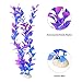 PETLOFT 10 Pack Aquarium Plants, Colorful Plastic Artificial Aquarium Plants Large Aquatic Decoration Aquarium Simulation Hydroponic Plants Aquarium Décor Accessory for Fish Tankthumb 3