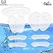 Heel Pads Heel Grips for Prevent Blister Relief Heel Pain, High Heel Inserts for Heels Rubbing,Ball of Foot Insoles,Back of Heel Cushion Heel Liner for Women and Men Shoes Too Big (Clear)