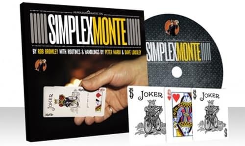 Simplex Monte Red (DVD and Gimmick) by Rob Bromley and Alakazam Magic - DVD