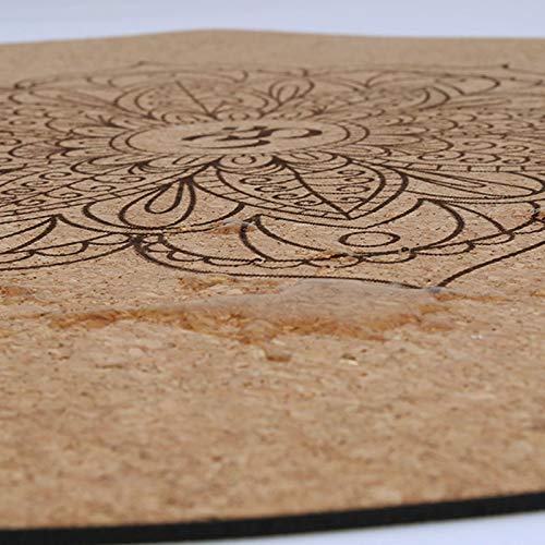 Mooyod-Yoga-Mat-Little-Round-Cork-Rubber-60x60cmx3mm-Non-Slip-Yoga-Cushion-Meditation-Cushion-Pad-Pilates-Pad-for-Home-Outdoor