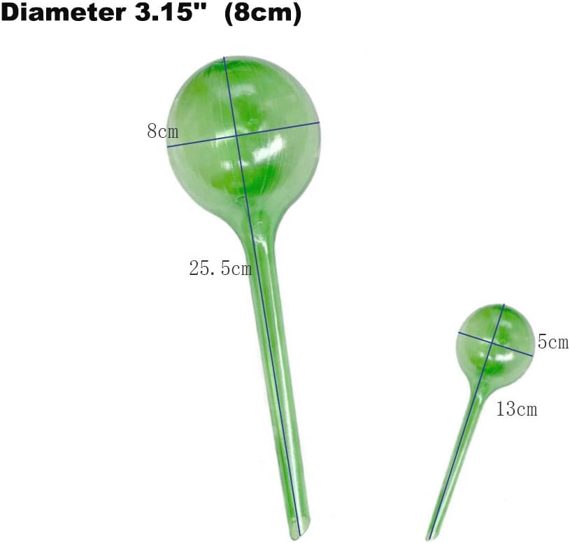 EWENYS 4 Pack Plant Self Watering Bulbs, diameter 8cm Aqua L Size - Image 3