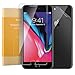 iPhone 8 Plus Protector Front And Back, EasyAcc Anti-Scratch High Definition Clear Protector Shield - 9H Hardness Front Tempered Glass and PET Soft Back Film For iPhone 8 Plus/ iPhone 7 Plus Jet Black
