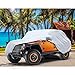 KAKIT 6 Layers Jeep Wrangler Cover 2 Door Waterproof for TJ, CJ, YJ, JK 1987-2017 Windproof All Weather Protection
