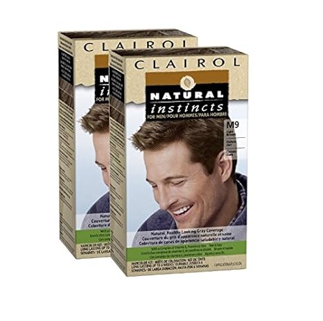 Clairol Natural Instincts For Men Hair Color Light Brown M9 2