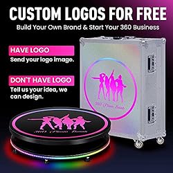 ZANOGI 360 Photo Booth Machine with Software for