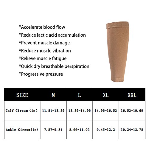 OROMOR Calf Compression Sleeve Compression Sleeves for Calves