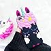 Joyleop Black Unicorn Case for iPhone 7 Plus 8 Plus,Cartoon Soft Silicone Cute 3D Fun Cover,Kawaii Unique Kids Girls Cases,Fashion Animal Character Skin,Gel Shockproof Shell iPhone 7/8 Plus + 5.5