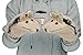 Bienvenu Winter Gloves Mittens Like Lovely Hedgehog For Women, Beige