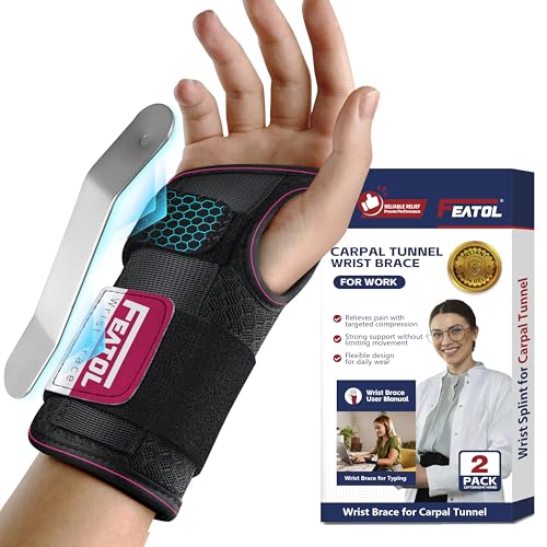 FEATOL Carpal Tunnel Wrist Brace