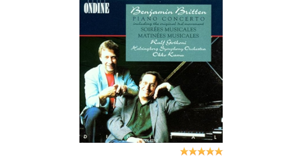 Britten Benjamin Piano Concerto Amazon Com Music