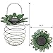 Juegoal 30 LED Pineapple Solar Lights Solar Powered Garden Lights Outdoor Decor Hanging Lantern for Garden Patio Path Home Party, Warm White, 2 Pack