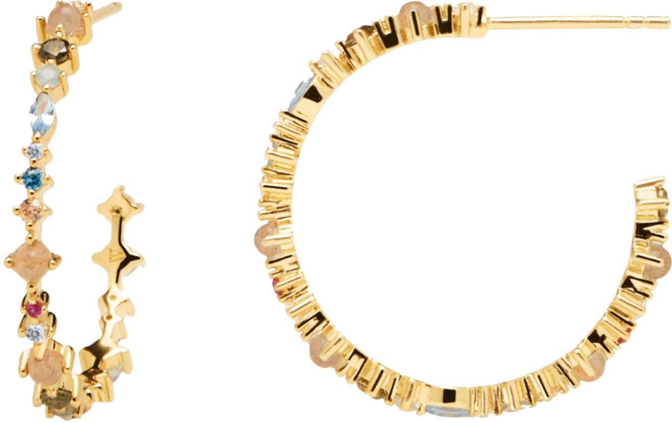 P D Paola Women's Hoop Earrings Halo AR01-221-U