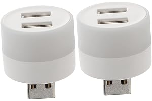 OUTANAYA 2pcs USB Extender USB Splitter Cable USB Cable Laptop USB Hub Sensor Night Light USB Power Splitter USB c Splitter Cable 2 Port USB Hub Ambient Lighting Atmosphere Light Pp