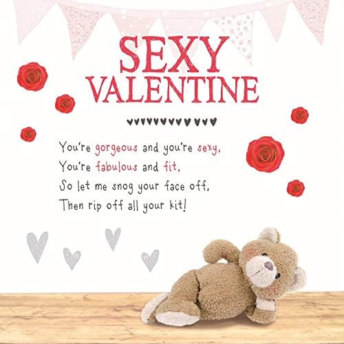 Snuggly Bumpkins Sexy Valentine Valentine's Day Card for Her Him Husband Wife, Girlfriend, Boyfriend, One I Love