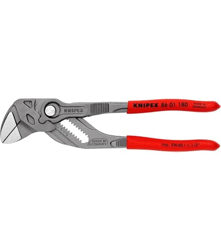 KNIPEX 86 01 250, 10 in. Pliers Wrench, Capacity 2 in. | 19 push