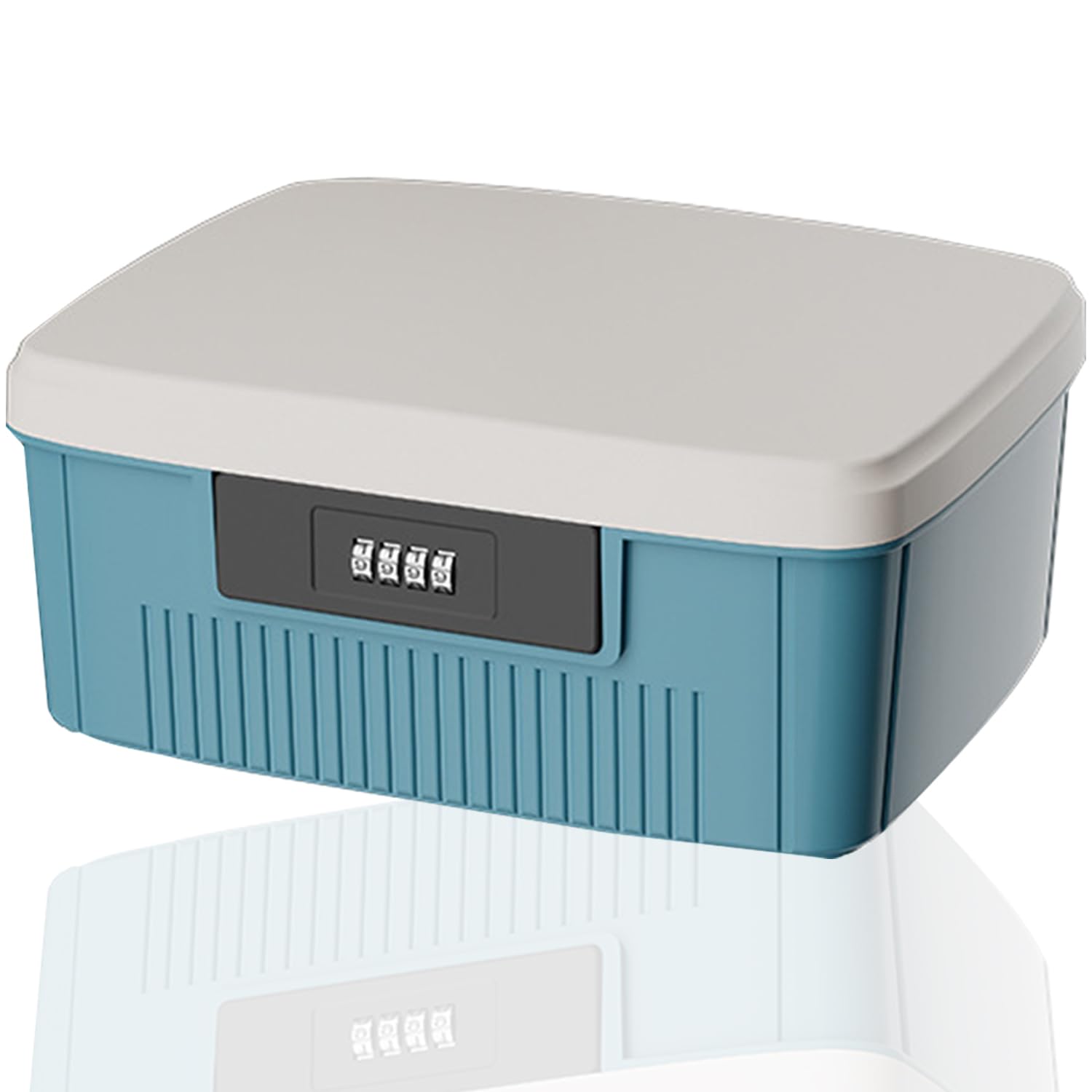 Household First Aid Kit and Medicine Storage Box - Double Layers Multi Grid Medicine Box with Lid - Portable Medicine Cabinet for Home and School