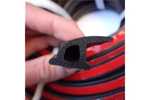 Etopars 157" 4M P Shape Car Door Trim Edge Moulding Rubber Weatherstrip Seal Strip Auto