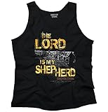 Lord Is My Shepherd Religious Gifts Jesus Christ Christian Tank Top Shirt
