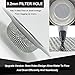 MIBOW Kitchen Sink Strainer, Garbage Disposal Strainer Sink Drain Catcher Plug Drain Cover Kitchen Sink Basket for Kitchen Sinks, Stainless Steel, Large Wide Rim 4.5