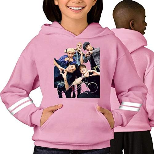 CN-CO Teenager Hoodie Hooded Sweaters Printed Pocket Youth Boys Girls Sweatshirt