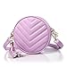 Pinky Family Girls Purse Round Princess Crossbody Shoulder Bag Great Girls Birthday Gift 5 Colors