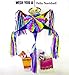 Mexican Star Pinata For Fiesta Party Supplies - Feliz Navidad Decoracion Mexicana - Tree Ornament - Posada Decoration - Merry Christmas Decor - Dulces Candies - Piñata Estrella - Foldable - Large