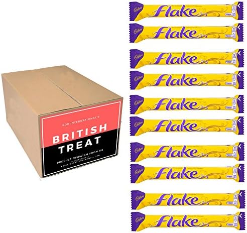 KDD International's Cadbury Chocolates 10 Packs - British Gift - (Flake 32g)