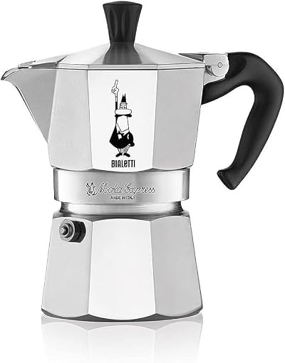 Bialetti Moka Express 4 Cup Aluminium Stovetop Coffee Maker
