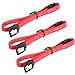 RELPER 3 Pack 10-inch 26AWG SATA III 6.0 Gbps Data Cable Straight with Locking Latch for SSD/HDD/DVD Driver Red