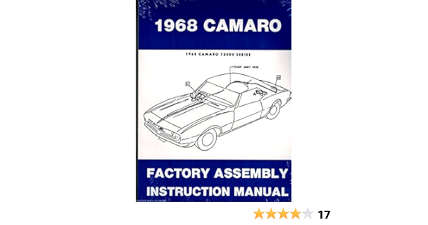 1968 Camaro Rs Ss Z28 Factory Assembly Manual Reprint Gm Chevy Chevrolet Camaro Gm Chevy Chevrolet Camaro Gm Chevy Chevrolet Camaro Gm Chevy Chevrolet Camaro Gm Chevy Chevrolet Camaro Gm Chevy