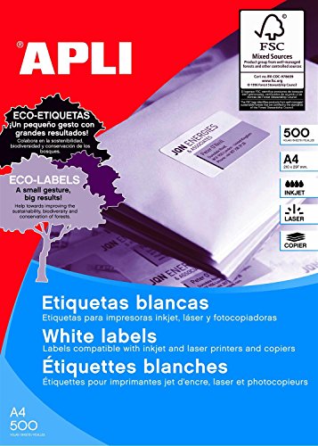 Box of 2400 Laser Labels, Jet dencre, copieur AGIPA 38 x 21.2 1.776