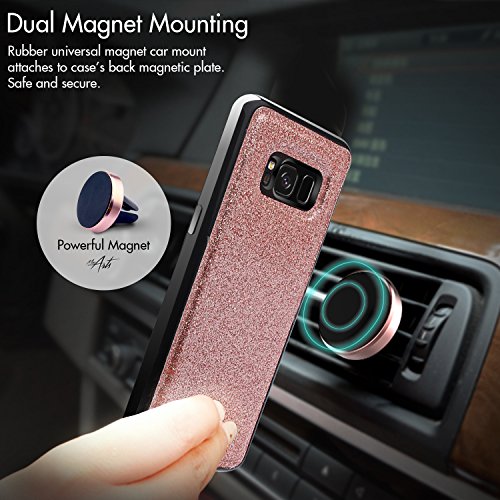 image for Galaxy S8 Plus Wallet Case, Miss Arts Detachable Magnetic Slim Case Wi
