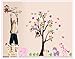 Animal Paradise Zoo Giraffe Monkey Tree DIY Removable Wall Decal for Living Room Nursery Baby Children's Room Vinyl Wall Sticker Art Home Decoration