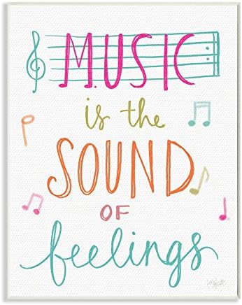 The Kids Room By Stupell Music Is The Sound Of Feelings Wall Plaque