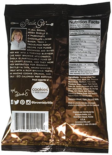 Sheila G's Brownie Brittle, Chocolate Chip, 1 Ounce Bag (Pack of 72) (Packaging May Vary) - Thumbnail 3
