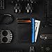 Famavala Minimalist Genuine Leather Front Pocket Wallet-Slim RFID Blocking Wallet Money Clip (Black)