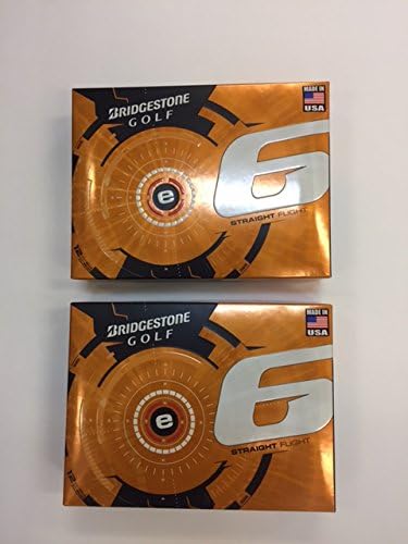 Bridgestone e6 Golf Balls, 24-pack, 2- dozen White 2016