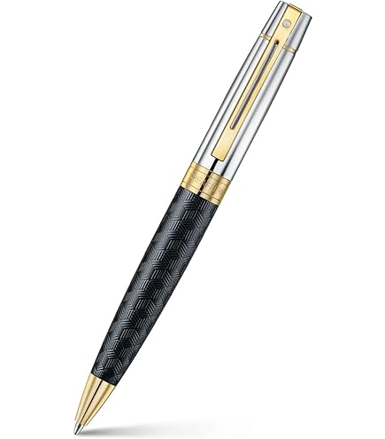 Sheaffer E2932551 300, Glossy Black, Gold Tone Trim, Ballpoint