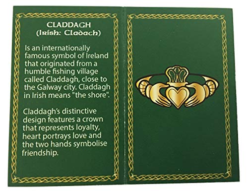 Claddagh Door Knocker 7" x 5 ½" Large Durable Solid Brass Heavy All Fittings Supplied Designed in Ireland