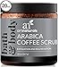 ArtNaturals Arabica Coffee Body Scrub (20 Oz / 567g) - Exfoliating Facial Treatment for Varicose Veins, Cellulite, Stretch Marks Spider Vein - Deep Skin, Butt, legs and Face Sugar Exfoliator with Caffeine