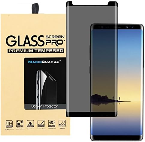 MagicGuardz, Made for Samsung Galaxy Note 8, CASE Friendly Design, Privacy Anti-Spy Tempered Glass Screen Protector Shield, Retail Box