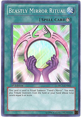 Yu-Gi-Oh! - Beastly Mirror Ritual (PRC1-EN002) - 2012 Premium Tin - 1st Edition - Super Rare