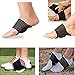 FENGDA Arch Support Wrap Flatfoot Orthotics with Elastic Bandage & Massage Pad (1 Pair) Black