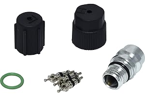 New HVAC A/C System Valve Core and Cap Kit VC 2901C