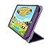 iShoppingdeals - for DigiLand 8" Tablet (Model DL801W Only) Folding Folio Skin Cover Case, Plum Purple
